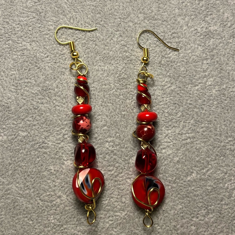 Handmade earrings - Picture 2 of 3